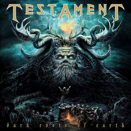 Testament Dark Roots of Earth (Colored Vinyl, Clear, Gold & Green Splatter, Gatefold LP Jacket) (2 Lp's)