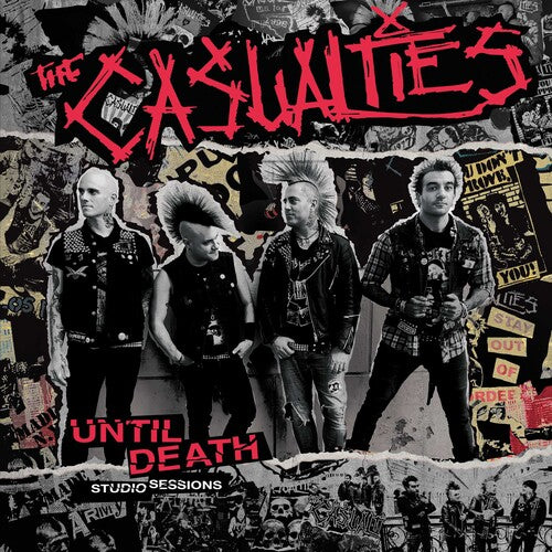 The Casualties Until Death: Studio Sessions ((Colored Vinyl, Red & Black Splatter)