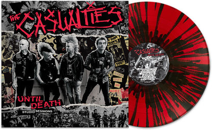 The Casualties Until Death: Studio Sessions ((Colored Vinyl, Red & Black Splatter)