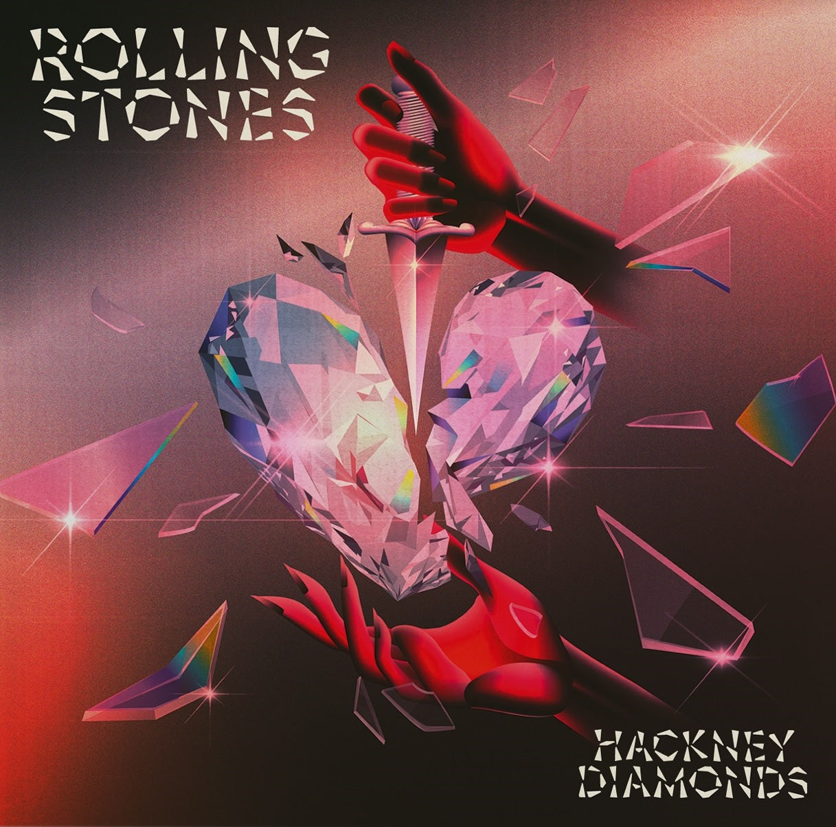 The Rolling Stones Hackney Diamonds [Diamond Clear LP]