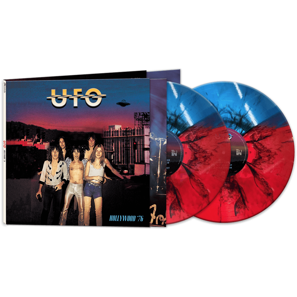 UFO Hollywood '76 (Colored Vinyl, Blue & Red Splatter) (2 Lp's)