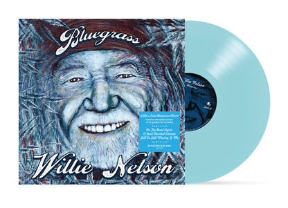 Willie Nelson Bluegrass (140 Gram Vinyl, Colored Vinyl, Electric Blue)