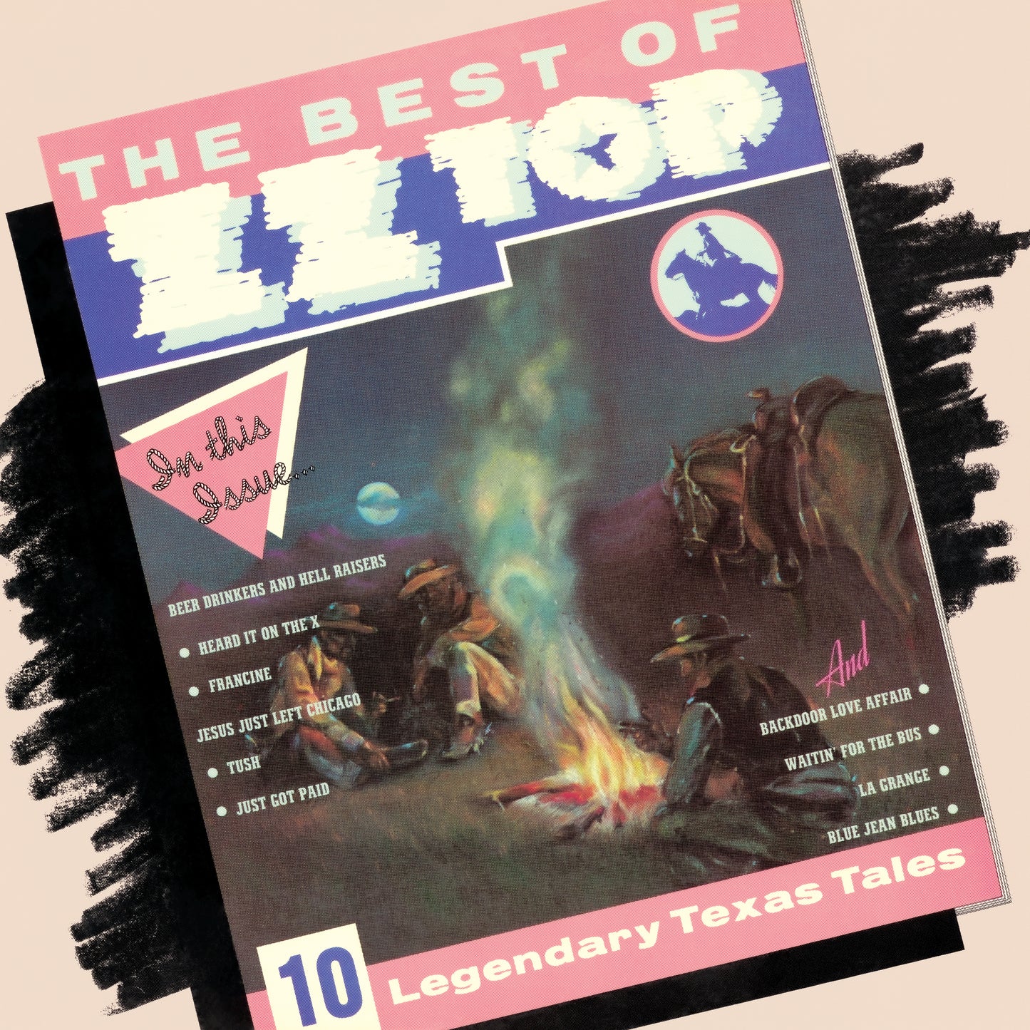 ZZ Top The Best of ZZ Top (ROCKTOBER) (Translucent Blue Vinyl)