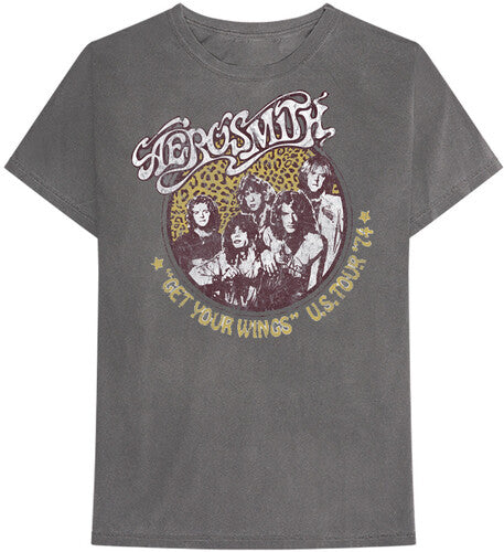 Aerosmith - Get Your Wings US Tour 74 Cheetah (T-Shirt | XL)
