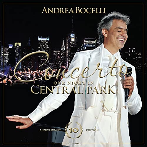 Andrea Bocelli - Concerto: One Night In Central Park 10th Anniversary Edition (2LPs | Gold Vinyl, Gatefold)