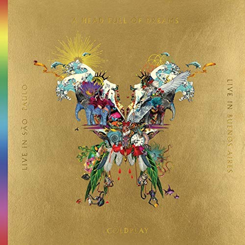 Coldplay - Live In Buenos Aires / Live In São Paulo / A Head Full Of Dreams (3LPs + DVD | Gold Vinyl)