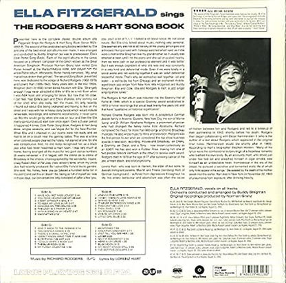 Ella Fitzgerald Ella Fitzgerald Sings The Rodgers & Hart Song Book (Gatefold LP Jacket, Limited Edition, 180 Gram Vinyl) [Import] (2 Lp's)