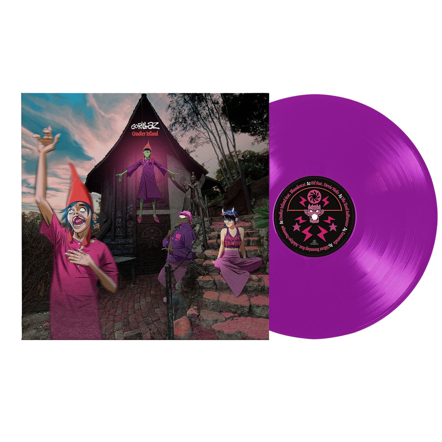 Gorillaz - Cracker Island (LP | Neon Purple Vinyl, Indie Exclusive)