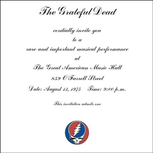 Grateful Dead One From The Vault: Live at the Great American Music Hall, San Francisco 8/13/75