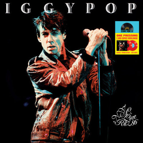 Iggy Pop Live At The Ritz, NYC 1986 (Translucent Red Vinyl) (2 Lp's)