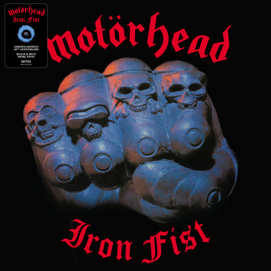 Motörhead Iron Fist (Black & Blue Swirl Vinyl)