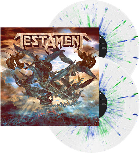 Testament The Formation of Damnation (Limited Edition, White w/ Blue & Green Splatter) (2 Lp's)