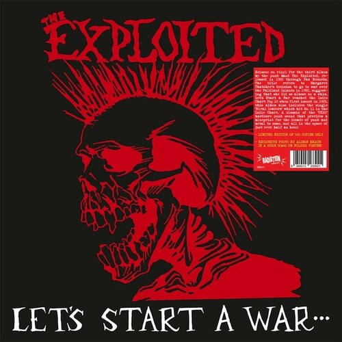 The Exploited Let's Start A War... Said Maggie One Day (Limited Edition)