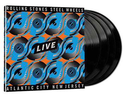 The Rolling Stones Steel Wheels Live: Atlantic City New Jersey (Black 180 Gram Vinyl) [Import] (4 Lp's)