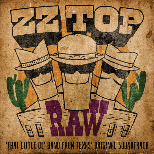 ZZ Top RAW (‘That Little Ol' Band From Texas’ Original Soundtrack) [INDIE EX] [Tangerine Vinyl]