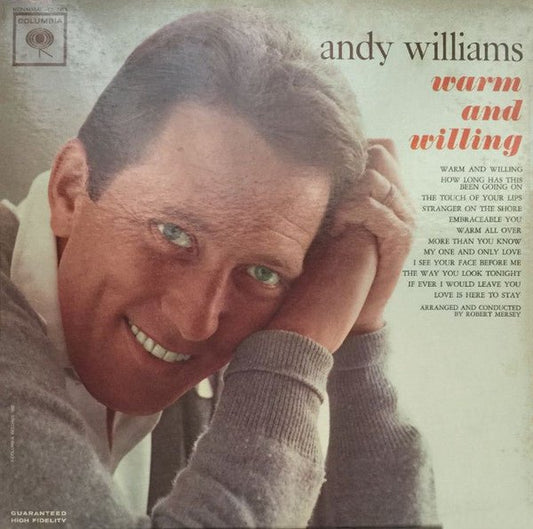 Andy Williams – Warm And Willing (LP | Pre-Owned Vinyl) - Vibin' VinylVinylAndy WilliamsCL 1879