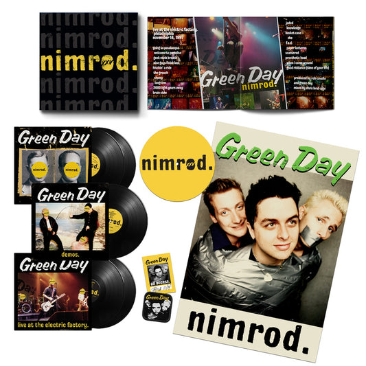 Green Day Nimrod (25th Anniversary Edition) (Indie Exclusive Silver Vinyl) 5 LP