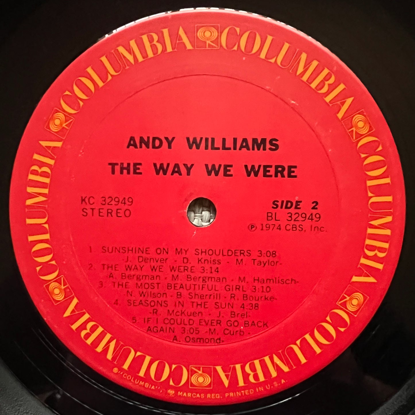 Andy Williams – The Way We Were (LP | Pre-Owned Vinyl)