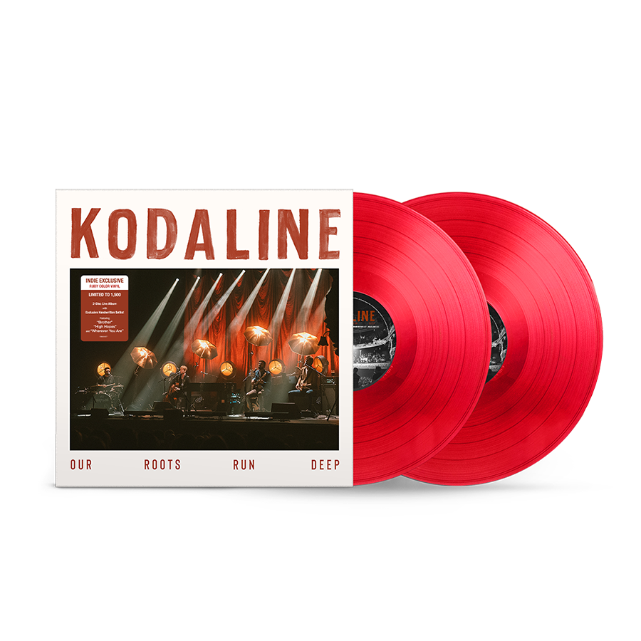 Kodaline Our Roots Run Deep (Limited Edition, Clear Vinyl, Red, Indie Exclusive) (2 Lp's)