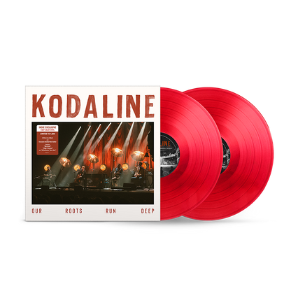 Kodaline Our Roots Run Deep (Limited Edition, Clear Vinyl, Red, Indie Exclusive) (2 Lp's)