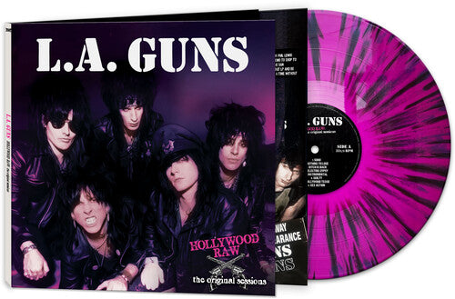 L.A. Guns Hollywood Raw: The Original Sessions (Colored Vinyl, Purple & Black Splatter)
