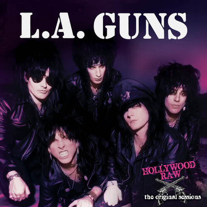 L.A. Guns Hollywood Raw: The Original Sessions (Colored Vinyl, Purple & Black Splatter)
