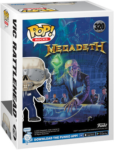 Megadeth FUNKO POP! ROCKS: Megadeth - Vic Rattlehead (Vinyl Figure)