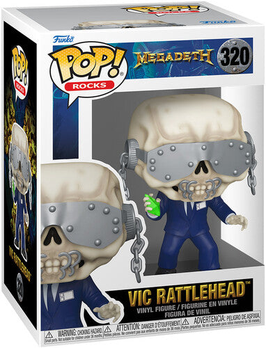 Megadeth FUNKO POP! ROCKS: Megadeth - Vic Rattlehead (Vinyl Figure)