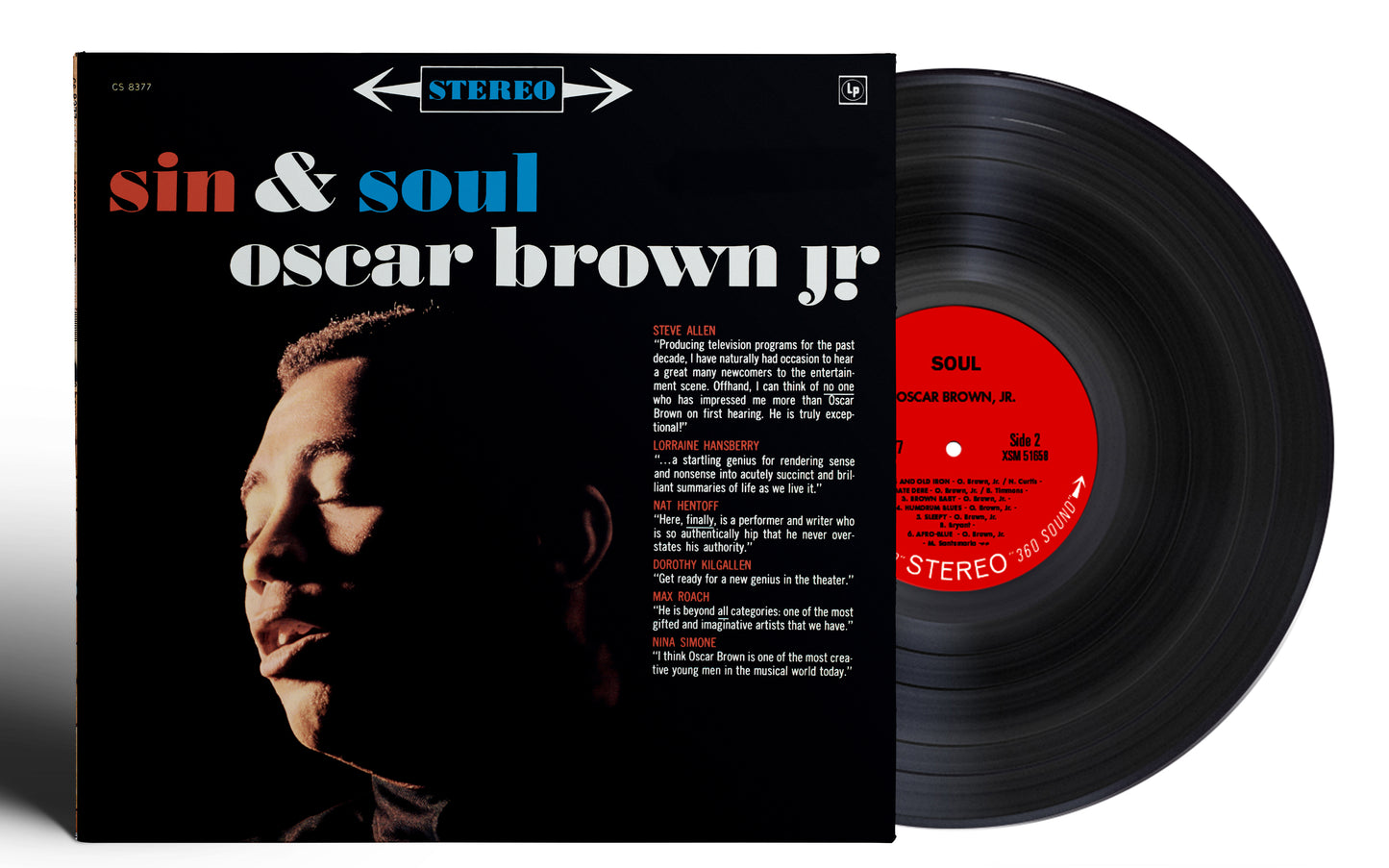 Oscar Brown Jr. 33 Tours - Sin & Soul (Black Vinyl)