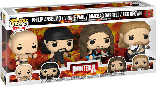 Pantera FUNKO POP! ROCKS: Pantera - 4pk (Large Item, Vinyl Figure)