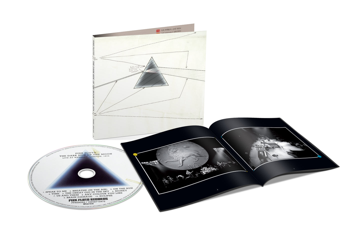 Pink Floyd The Dark Side Of The Moon - Live At Wembley Empire Pool, London, 1974