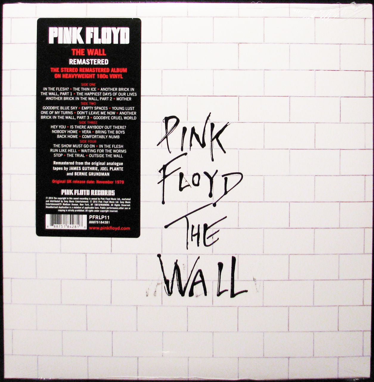 Pink Floyd The Wall (Remastered) (180 Gram Vinyl, Gatefold LP Jacket) (2 Lp's)