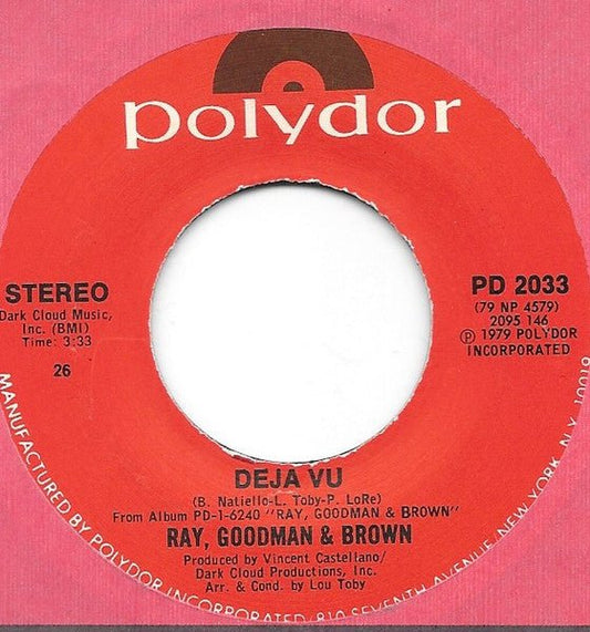 Ray, Goodman & Brown - Special Lady (7”) - Vibin' Vinylvibin'-vinylPD 2033