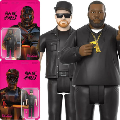 Run the Jewels Super7 - Run the Jewels ReAction Figures Wave 2 Set - Dangerous Killer Mike and El-P (Large Item, Collectible, Figure, Action Figure)