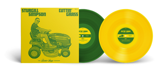 Sturgill Simpson Cuttin' Grass - Vol. 1 (The Butcher Shoppe Sessions) INDIE Exclusive Green and Yellow vinyl