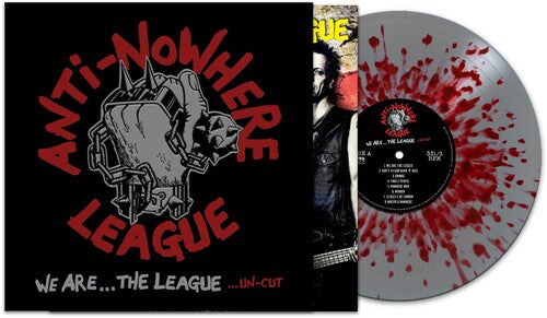 The Anti-Nowhere League We Are The League - Splatter Silver Red