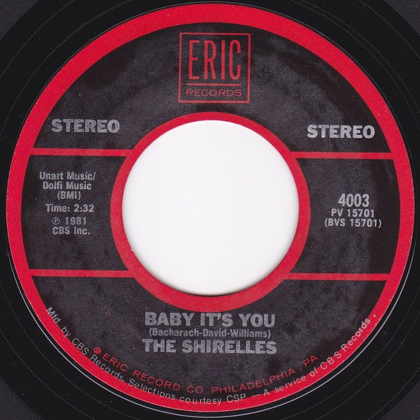 The Shirelles - Solider Boy/Baby It’s You (7”) - Vibin' Vinylvibin'-vinylPV 15701