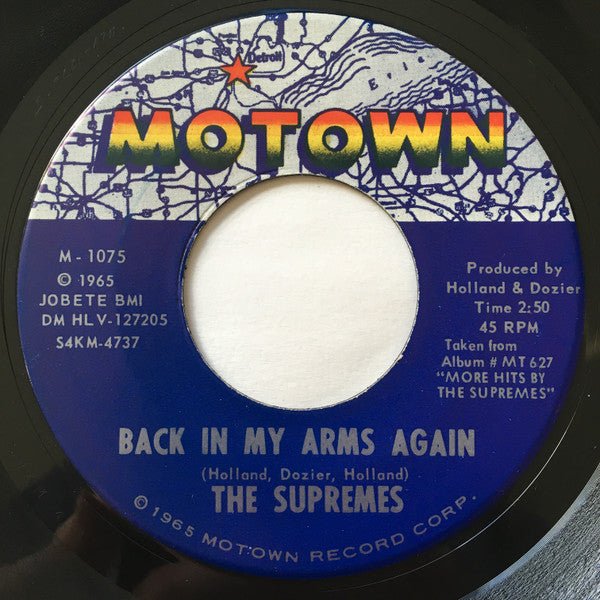 The Supremes - Back In My Arms Again (7”) - Vibin' Vinylvibin'-vinyl1070