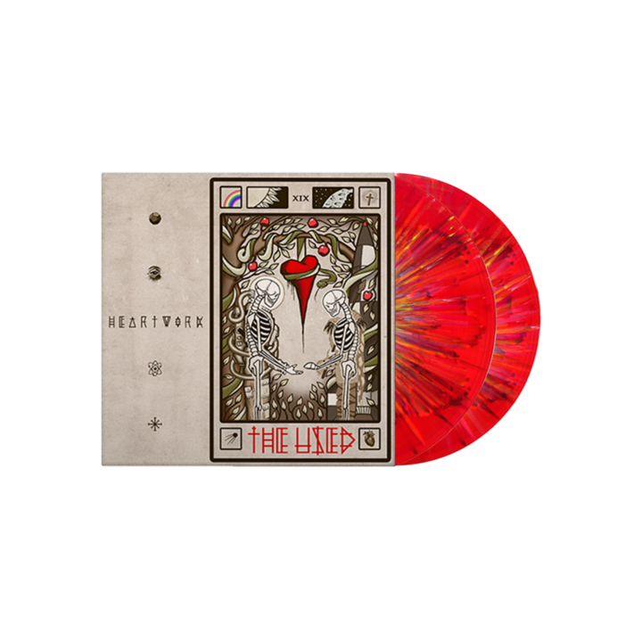 The Used Heartwork [2 LP] Translucent Red w/ Rainbow Splatter