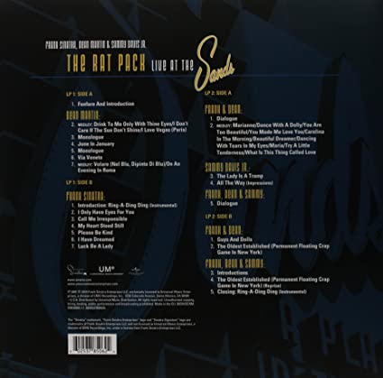 Various Artists The Rat Pack: Live at the Sands (2 Lp's)