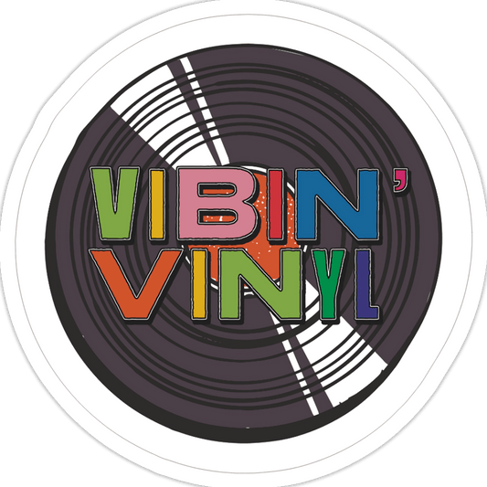 Vibin' Vinyl Record Logo Sticker - Vibin' VinylstickerVibin' Vinyl
